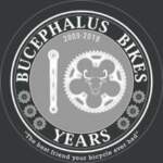 Bucephalus Bikes - 10 Years Anniversary logo